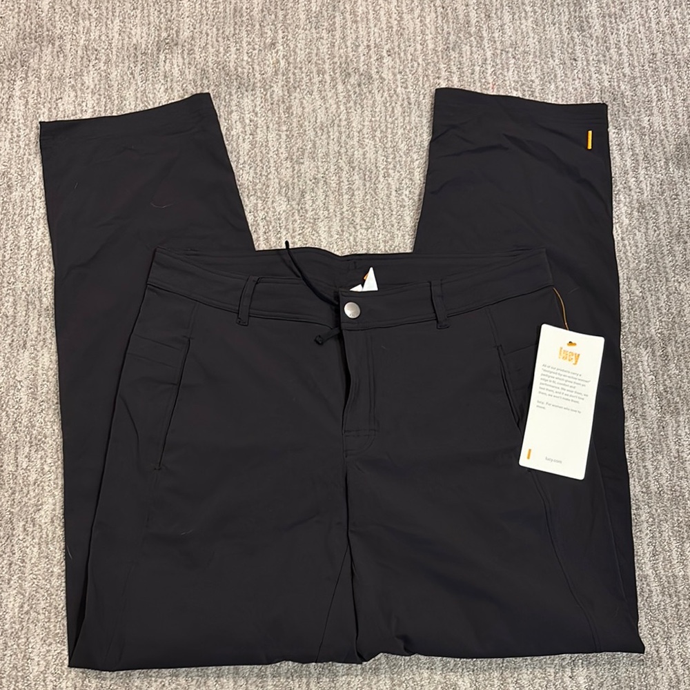 Lucy Women’s City Walkabout Pants Small NWT Black